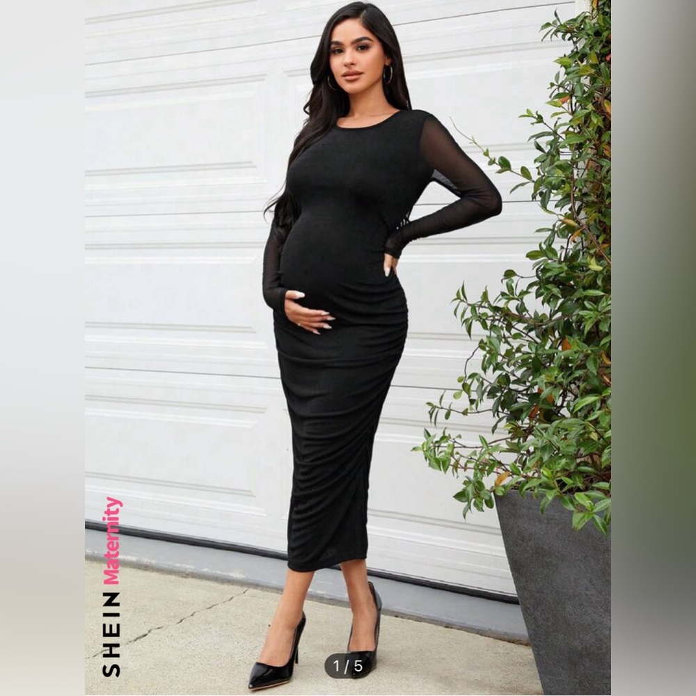 Black Maternity Dress